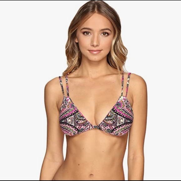 NWT‎ Lucky Brand Tapestry Reversible Strappy Top - Picture 1 of 11